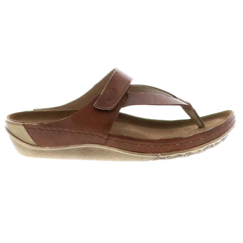 Wolky Drake Women's Velcro Slip On Leather Sandal | Simons Shoes