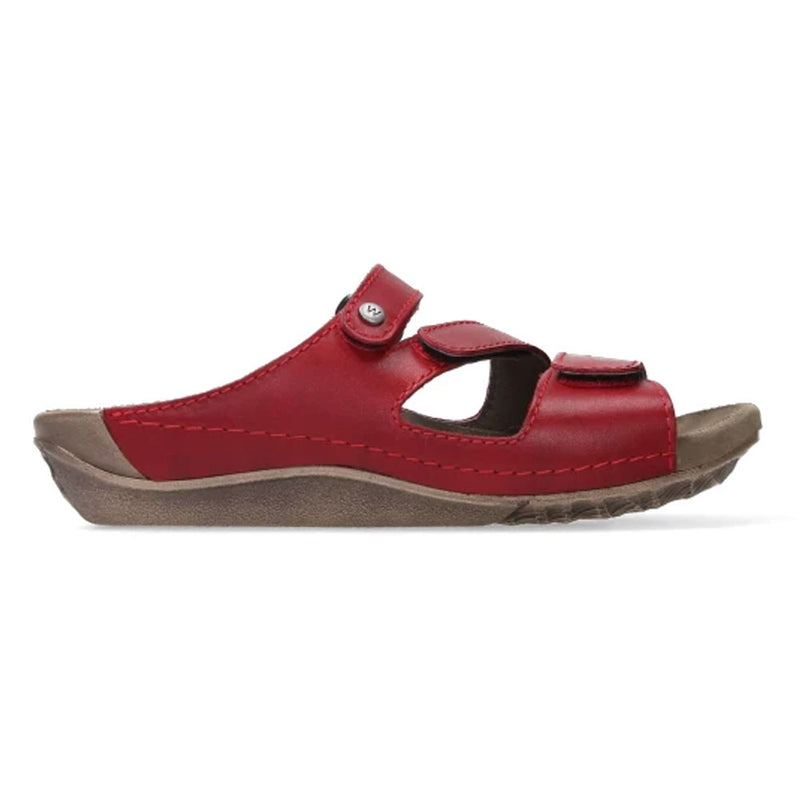 Wolky Jasper Adjustable Sandal Womens Shoes 50-500 Vegi Red