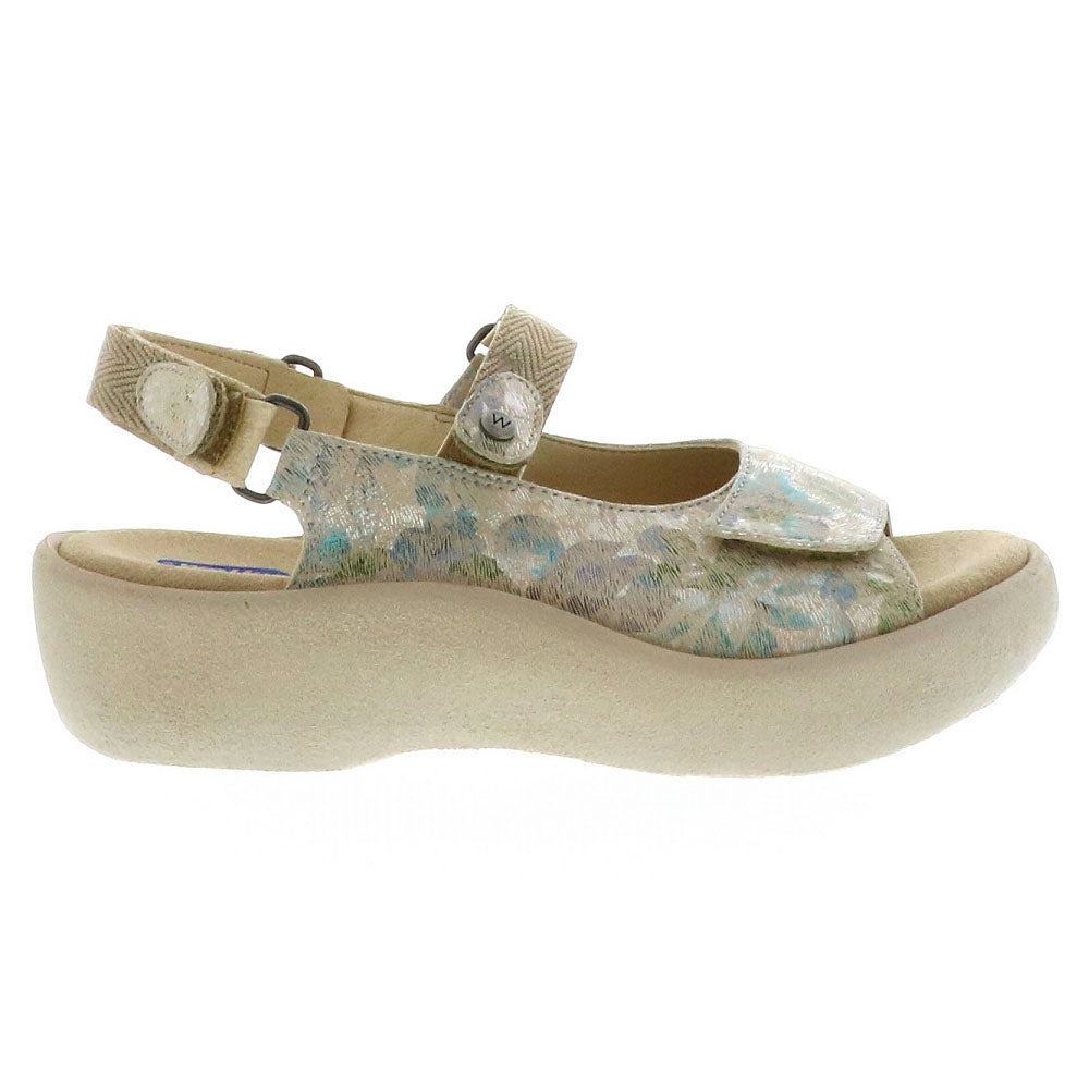 Wolky Jewel Sandal Leopardo Womens Shoes 49-390 Beige