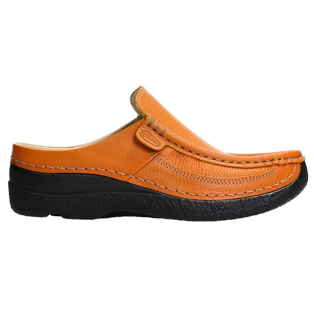 Wolky Roll Slide Loafer Womens Shoes 70-920 Dark Ochre