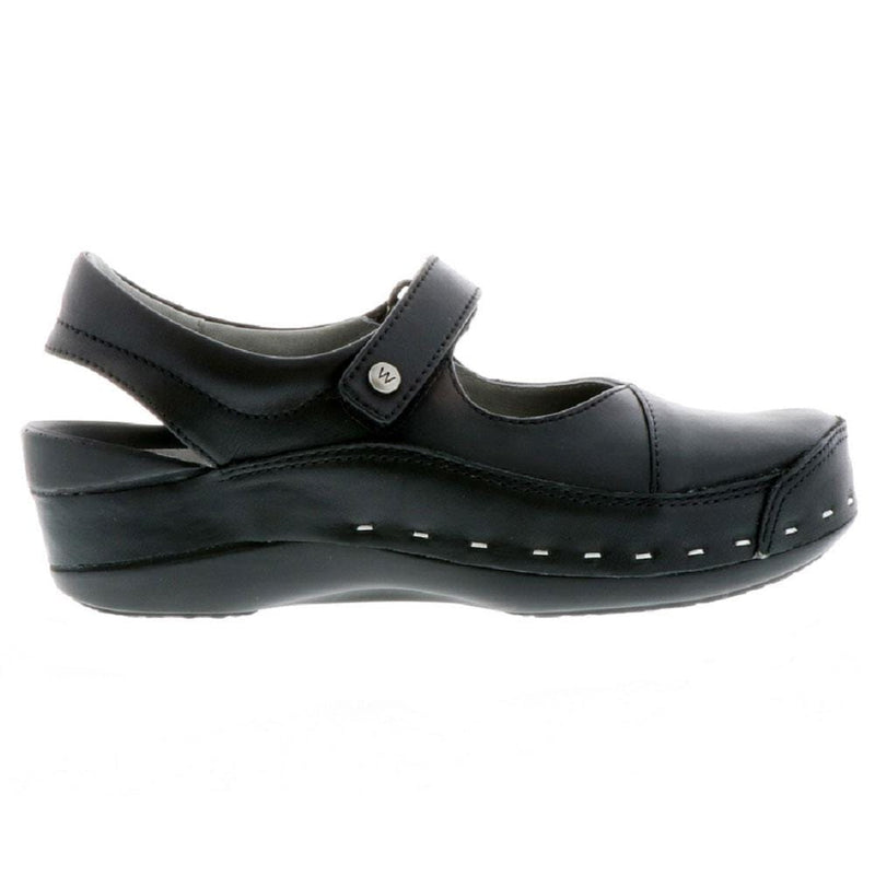 Wolky Strap Cloggy Clog Womens Shoes 500 Black