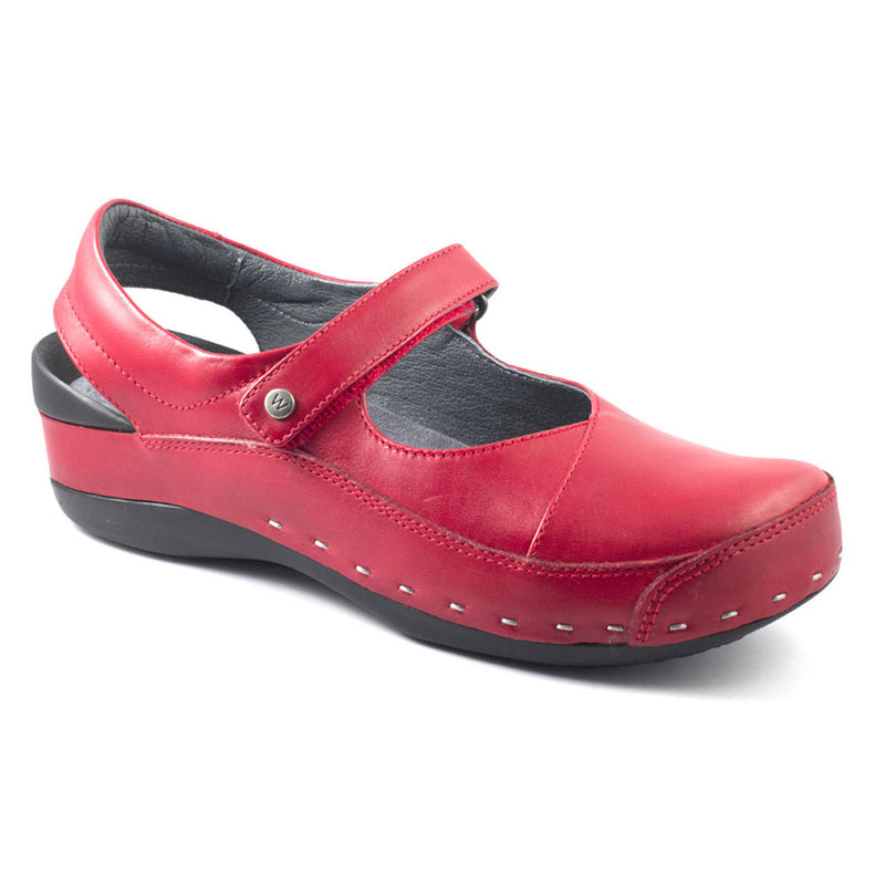 Wolky Strap Cloggy (6015) Additional Colors Womens Shoes 50-500 Vegi Red