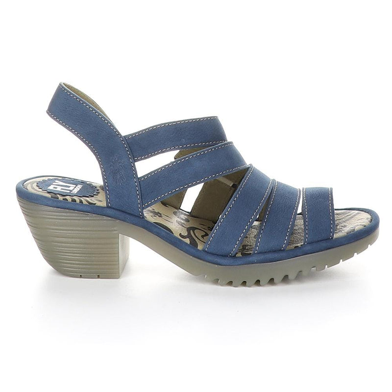 Fly London Woze Sandal Womens Shoes 002 Blue